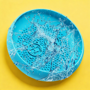 Bol à nourriture pour chien en silicone à ventouse, portable, facile à nettoyer, nouvelle génération, très vendu. - Product Image 2