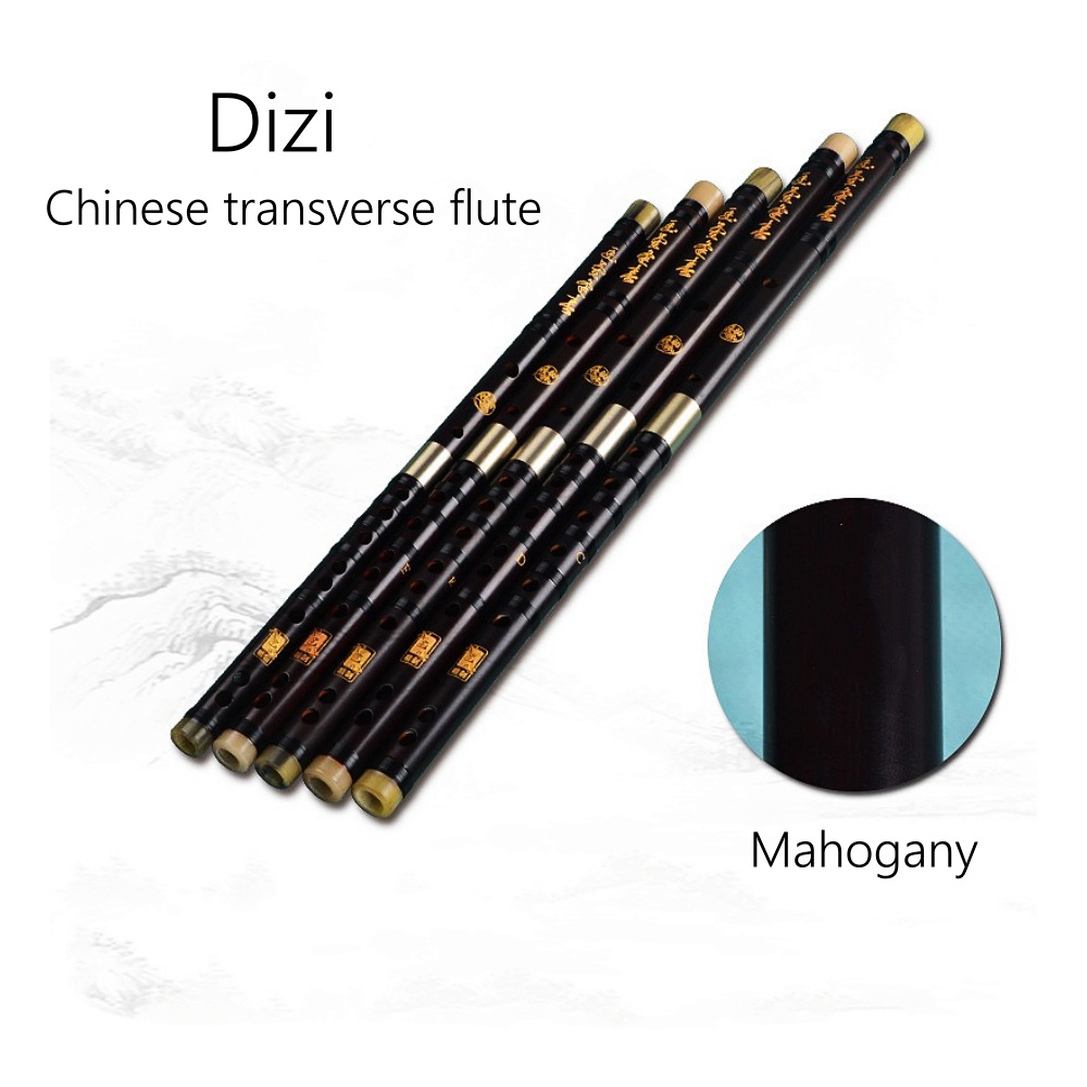 JELO HY-DZ-01 Mahogany Handmade Flute Traditional Chinese