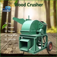 Fournisseur de déchiqueteuses de bois mobiles à alimentation automatique, haute efficacité, moteur 380V 7500W, machine de production de sciure de bois