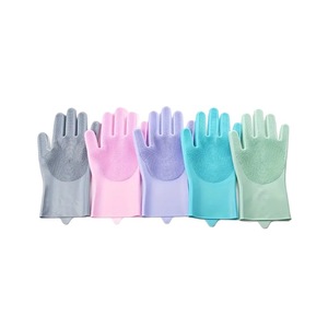 Pet Bath Gloves Silicone Anti Scratch Dog <b>Scrubbing</b> <b>Brush</b> Massage Glove For Pet Cleaning - Product Image 5
