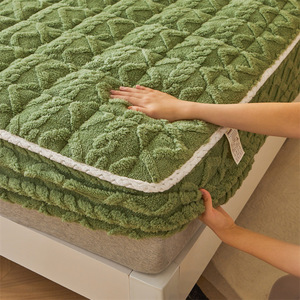 <span class=keywords><strong>Drap</strong></span>-Housse <span class=keywords><strong>en</strong></span> Polaire 100 % avec Conception Fonctionnelle, Enveloppant Entièrement à 360 Degrés, Protection de Matelas Confortable - Product Image 3