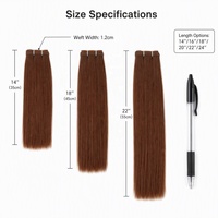 Extensions de cheveux OEM/réutilisables 100% cheveux humains vierges Remy double épaisseur, aspect naturel fin et invisible, vente en gros OEM