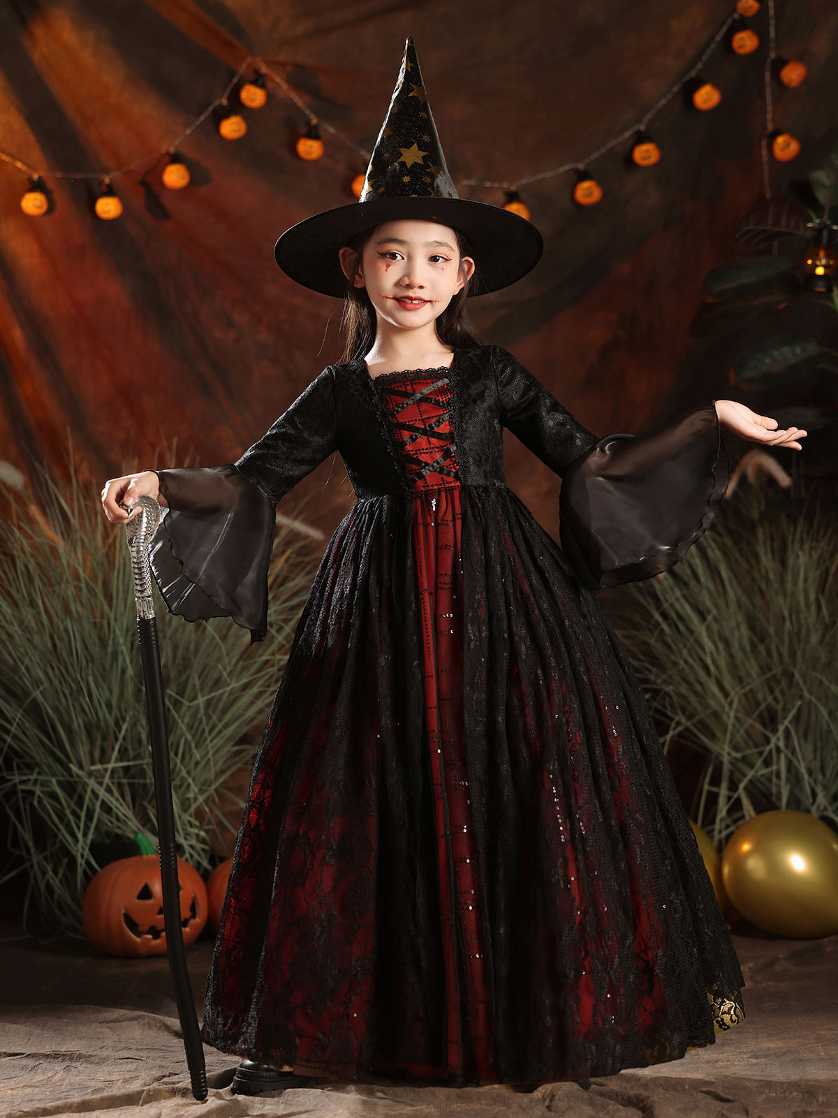 Girl Halloween Dress Elegant Kids Cute Prom New Design Costume Cosplay  Princess Party Girls Fancy Festival