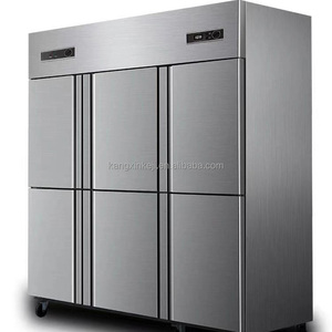 Équipement de réfrigération, congélateur coffre en acier inoxydable, congélateurs de cuisine, congélateur vertical à quatre portes - Product Image 3