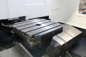 <span class=keywords><strong>Centro</strong></span> de Mecanizado Horizontal de Alta Velocidad HMC500 de un Solo Husillo con Control CNC Fanuc BT40 en Venta - Product Image 3