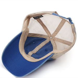 Gorra Trucker Negra de Malla Lavada 100% Algodón, Gorra Trucker Bordada Vintage con Logotipo Personalizado - Product Image 6