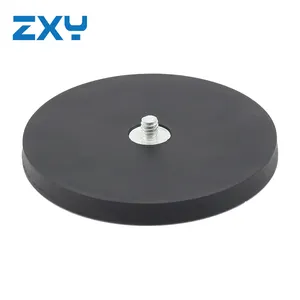 異なるサイズとタイプのLEDライト用の1/4-20おねじ付きゴムコーティング磁石