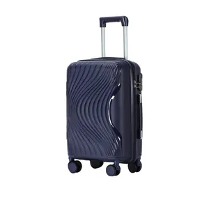 Valise à bagages mode SKD design pas chère pour hommes avec logo personnalisé valise légère grande taille 4 roues silencieuses en ABS avec serrure