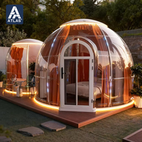 Tenda Gelembung Bulat PC Modern, Rumah Kubah Prefab, Igloo Dome untuk Berkemah di Luar Ruangan, Homestay di Area Wisata Mewah, Hotel Pariwisata Budaya