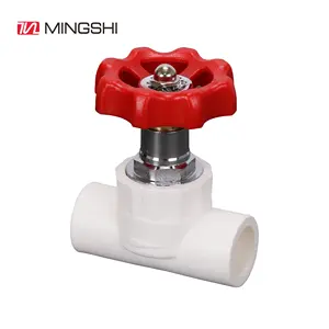 PPR fitting with white color water supply valve PPR Ball Valve