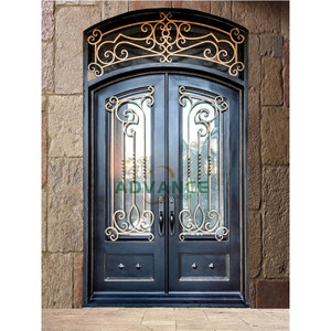 Puerta de Hierro Forjado Estilo Castillo para Entrada Principal de Mansión - Product Image 6