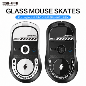 Pattini per Mouse in Vetro SIKAI per Logitech G PRO X SUPERLIGHT 2 DEX Piedini di Ricambio a Basso Attrito per Gaming FPS - Product Image 1