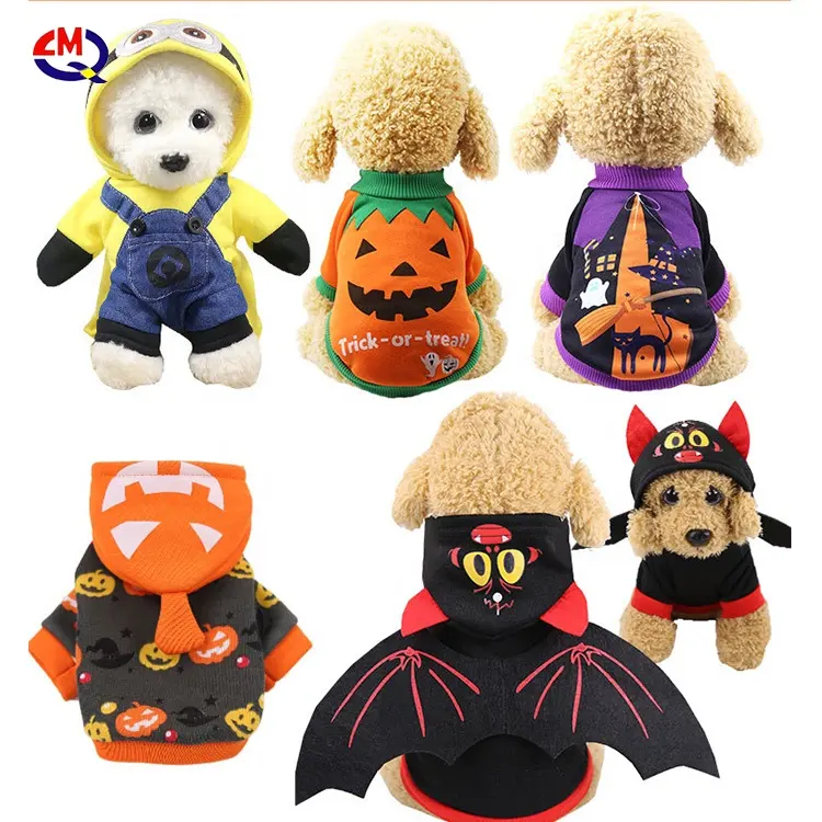Wholesale Pet Dog Cosplay Clothes Funny Halloween Dog Costume Europe fast delivery apparel