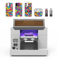 Imprimante UV A4 pour stylos, balles de golf, clés USB avec options d'accessoires personnalisés, table à aspiration, petite machine à jet d'encre de bureau