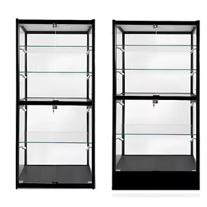 Thương mại Tùy chỉnh thiết kế tủ trưng bày với đèn LED bộ sưu tập nhôm kính trưng bày kính cường lực - Product Image 4