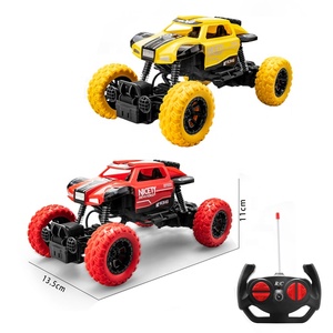 Mobil <span class=keywords><strong>RC</strong></span> Kendaraan Off Road 4x4 1/18 2.4G dengan Bodi Plastik, Mainan Mobil Remote Control untuk Mendaki Batu - Product Image 1