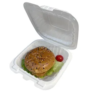 Mfpp khoáng điền nhựa pháp khoai tây chiên đóng gói Takeaway dùng một lần Burger hộp 6 "takeout container thực phẩm