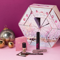 Calendrier de l'Avent personnalisé 2026 – Boîte vide pour emballage cadeau – Calendrier de l'Avent Beauté et Glamour 24 jours – Boîte de compte à rebours de Noël