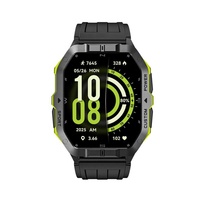 C32 Pro Smartwatch mit GPS-Navigation, Herzfrequenzmesser, Aktivitätstracker, Silikonarmband, magnetischer Ladefunktion und Wecker