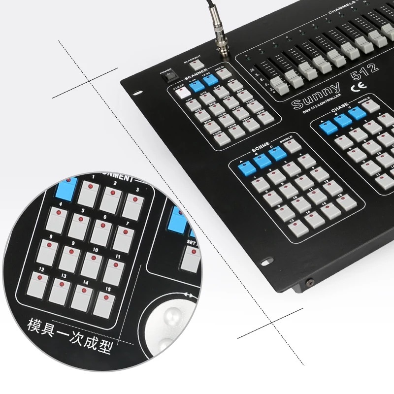 Sunny 512 DMX Controller with Flight Case - Reliable 512 DMX