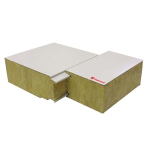 Panneaux <span class=keywords><strong>de</strong></span> toiture extérieurs insonorisants et isolants thermiquement homologués FM pour salle blanche, panneaux sandwich en <span class=keywords><strong>laine</strong></span> <span class=keywords><strong>de</strong></span> <span class=keywords><strong>roche</strong></span> métallique <span class=keywords><strong>de</strong></span> 50 mm, 75 mm, 100 mm - Product Image 2