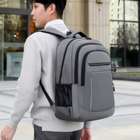 Sac à dos d'ordinateur portable personnalisé en gros pour entreprise, unisexe, pour étudiants, en polyester, grande capacité, pour voyage en extérieur