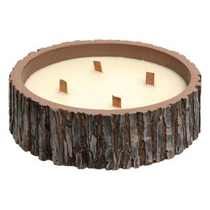 Bougie parfumée 350g avec écorce de ciment 20x6cm - Product Image 1