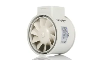 Hoge Temperatuur Inline Ventilatie Duct Axiale Uitlaat Plastic Fan
