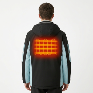 <span class=keywords><strong>Veste</strong></span> <span class=keywords><strong>de</strong></span> <span class=keywords><strong>ski</strong></span> chauffante électrique rechargeable pour <span class=keywords><strong>homme</strong></span>, imperméable, personnalisée AQTQ, alimentée par batterie, lavable, chauffage USB, hiver - Product Image 2