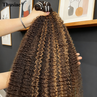 Extensions de cheveux vierges bruts en gros, cheveux humains naturels vierges vietnamiens non traités en vrac pour le tressage