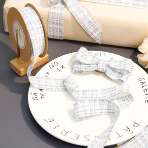 Nuovo Design di lusso Tweed cotone lana nastro scaloppato nastro di imballaggio regalo per san valentino - Product Image 3