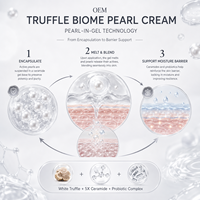 Crème Gel Hydratante OEM Truffle Biome Pearl 30g à la Truffe Blanche 5X Céramide Probiotique Soin Hydratant pour Peaux Sensibles