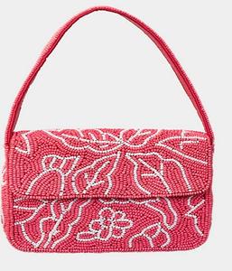 Bolsa de Mano Impermeable para Cosméticos con Diseño Geométrico, de Lona y Cuero Genuino, para Viajes y Compras - Product Image 1