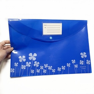 Carpeta de Plástico para Documentos, Bolsa de Transporte Grande con Diseño Floral, Carpeta de Plástico Elegante para Archivos, para Oficina y Escuela - Product Image 4