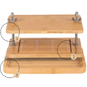 Prensa de tofu de bambú natural, escurridor de tofu integrado - Product Image 1