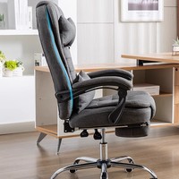 Vente en gros de chaise de bureau de direction à dossier haut, confortable, ergonomique, design pivotant et tournant en cuir pour patron