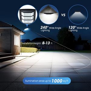 LED <b>Solar</b> Street <b>Lights</b> Outdoor PIR <b>Motion</b> <b>Sensor</b> COB <b>Solar</b> Lamp Waterproof <b>Security</b> Lighting for Garden <b>Light</b> - Product Image 3