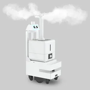 Robot Desinfektan Kuman, Mesin Pensteril Kabut Pintar Mensterilkan Kontrol Ponsel untuk Hotel