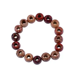 50 Uds. <span class=keywords><strong>De</strong></span> cuentas para el cabello <span class=keywords><strong>de</strong></span> Color madera, <span class=keywords><strong>trenzas</strong></span> <span class=keywords><strong>africanas</strong></span> con agujero grande y rastas, accesorios para extensiones <span class=keywords><strong>de</strong></span> cabello, herramientas con cuentas - Product Image 4