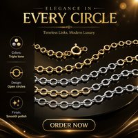 Collier à maillons en forme de cercle ouvert, couleur or rose, bijoux de mode personnalisés pour femmes, cadeau de fête