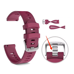 Bracelet en silicone 20MM pour <span class=keywords><strong>Garmin</strong></span> Forerunner 245 245M 645 Vivoactive 3 5 Soft <span class=keywords><strong>Venu</strong></span> <span class=keywords><strong>2</strong></span> SQ2 Plus Durable et confortable Smart Wa - Product Image 1