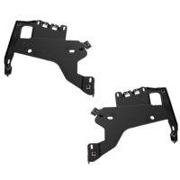 Paire de supports de phares noirs pour Chevy Corvette C5 1997-2004 Ensemble complet gauche et droite
