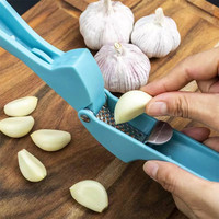 Gadgets de cuisine portables broyeur d'ail manuel presse-ail en plastique PP pour usage domestique