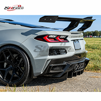 Diffuseur arrière en fibre de carbone pour Chevrolet Corvette C8 Z06, accessoires extérieurs de carrosserie, applicable de 2023 à 2025