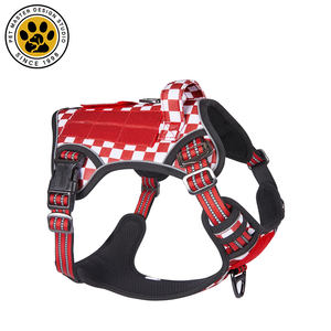 SinSky Nylon Heavy Duty Réfléchissant Grand Pet Confortable Grand Poitrine Pour Chien Extérieur Sans Pull Harnais Tactique Pour Chien - Product Image 6