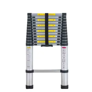 Portable Telescopic Ladder Manufacture Ladder Modern 50 Sets Bag Foldable Aluminum Silver Hotel Collapsible Extension Folding