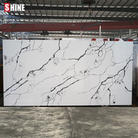 Dalles de quartz économiques 3200x1600mm, motifs assortis, avec une énorme réduction pour les projets de comptoirs de cuisine et de salle de bain