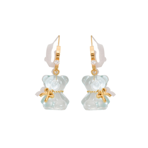 Pendientes de Moda con Diseño de Oso, en Acero Inoxidable 316L con Baño de Oro PVD, Resistentes y Sostenibles - Product Image 2
