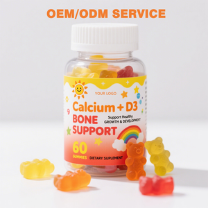 OEM anak-anak kalsium <span class=keywords><strong>Vitamin</strong></span> <span class=keywords><strong>D3</strong></span> Gummies suplemen harian bebas Gluten tulang suplemen kesehatan untuk anak-anak - Product Image 2