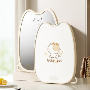 Planche à découper double face Lucky Cat en PP304 et acier inoxydable, compatible lave-vaisselle, pour fruits, forme irrégulière - Product Image 3